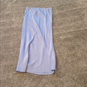 Anthropologie Lavender Maxi Slip Skirt